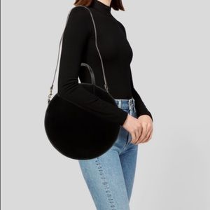 EUC Alistair Circle Crossbody - Black/Kelly Green